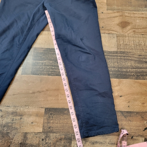 12 Draper James RSVP Navy Blue Cropped Pants - Picture 5 of 6